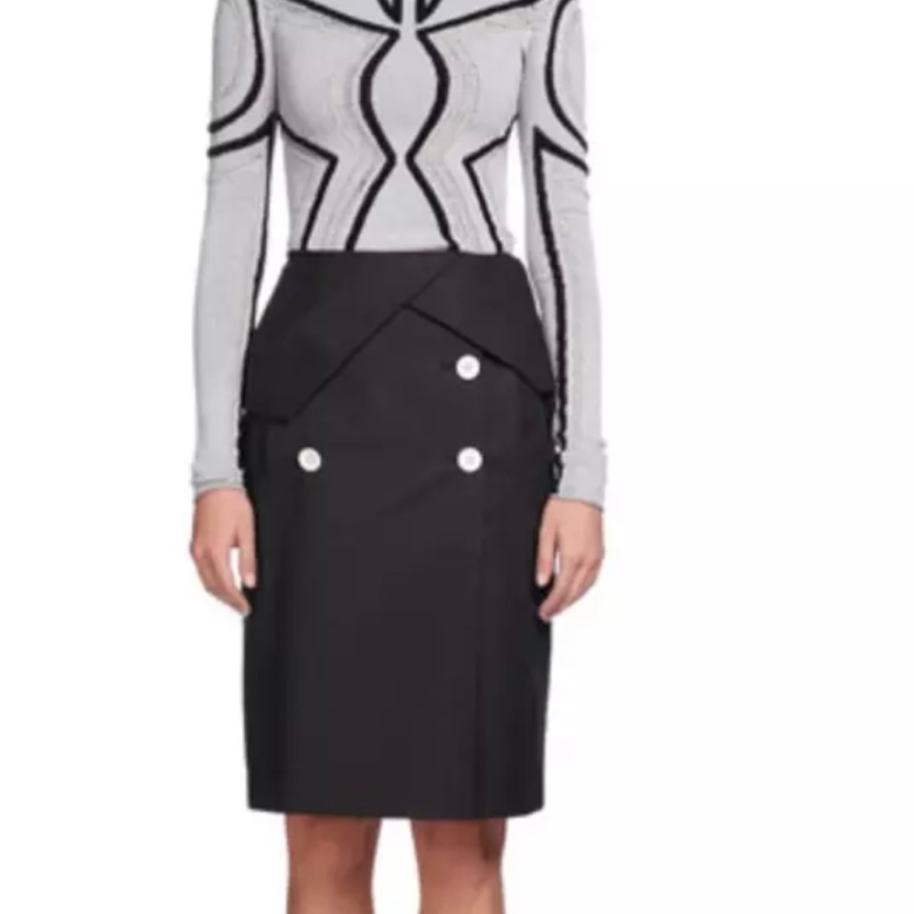 Proenza Schouler Poplin Pencil Skirt